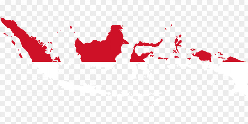 Map Flag Of Indonesia National PNG