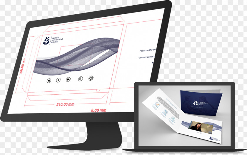 Marketing Flyer Design Computer Monitors Video Brochure Multimedia PNG