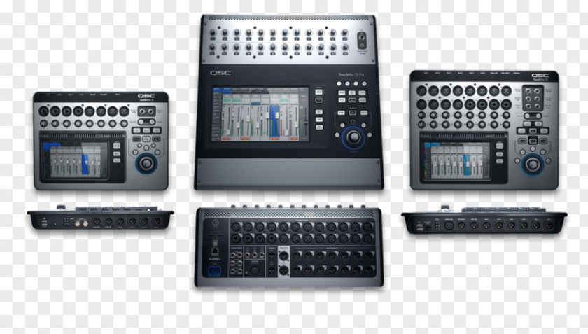 QSC TouchMix-16 Audio Products Mixers TouchMix-8 Digital Mixing Console PNG