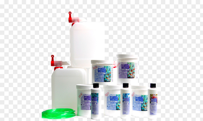Salt Coral And Fish Store Plastic Bottle Calcium Chloride PNG