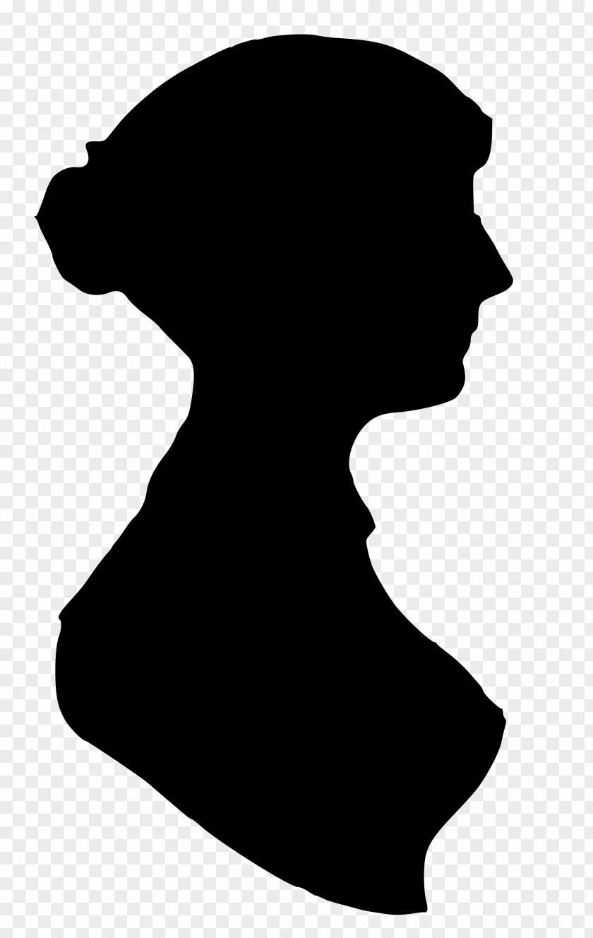 Silhouette Jane Austen Centre Pride And Prejudice Mansfield Park Portrait PNG