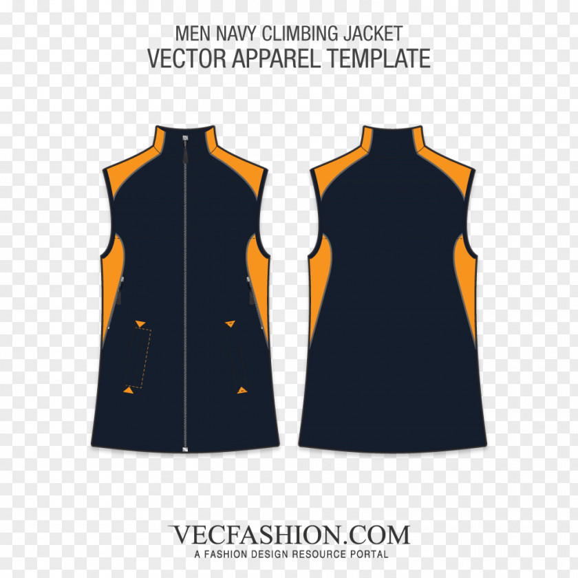 Bomber Jacket Outline Template Gilets T-shirt Sleeveless Shirt PNG