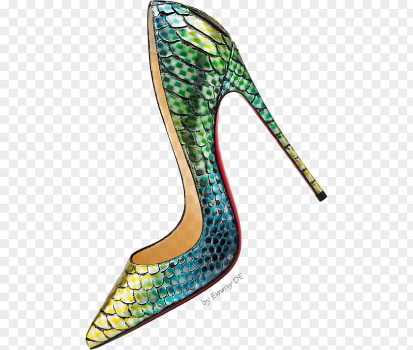 Christian Louboutin High-heeled Shoe Court Designer Slipper PNG