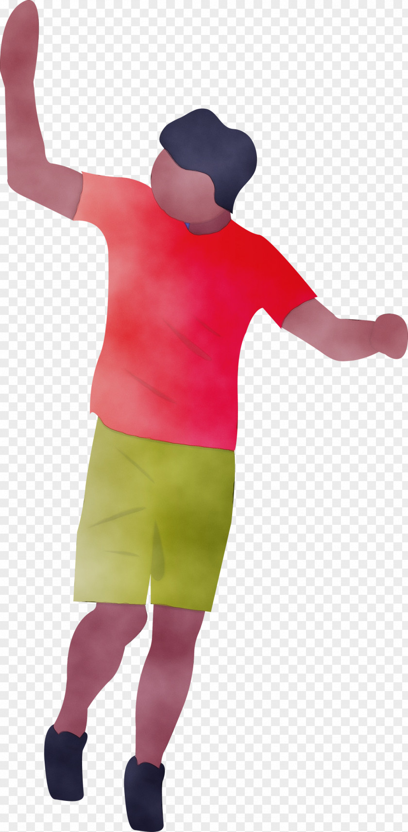 Pink Standing Arm Costume Joint PNG