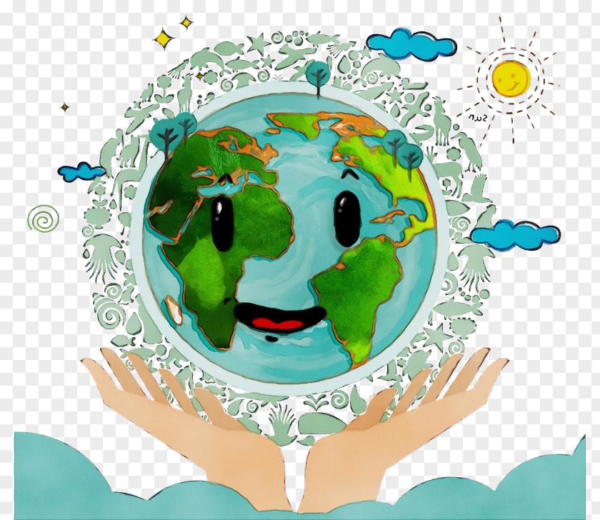 World Earth Green PNG