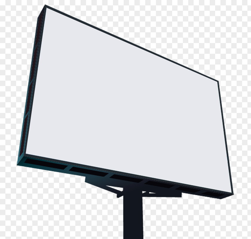 Blank Billboard LED-backlit LCD Letrero Television Computer Monitors PhotoScape PNG