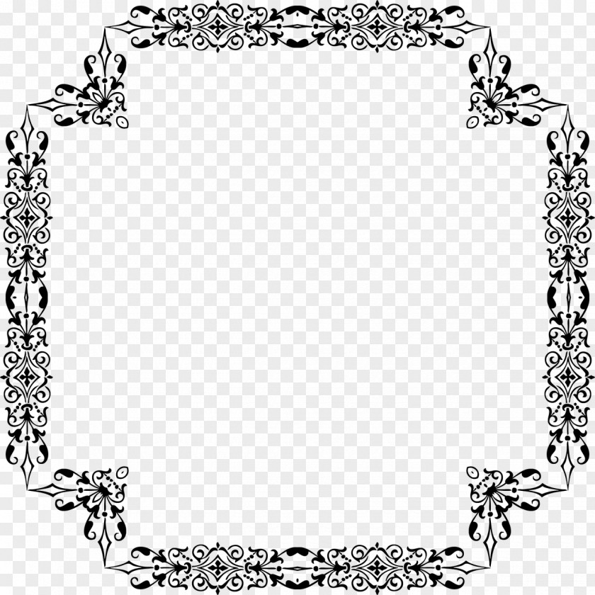 Design Black And White Line Art PNG