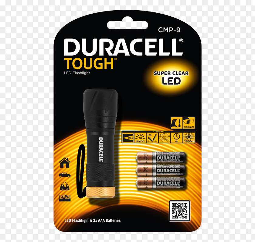 Light Flashlight Duracell Light-emitting Diode Lighting PNG