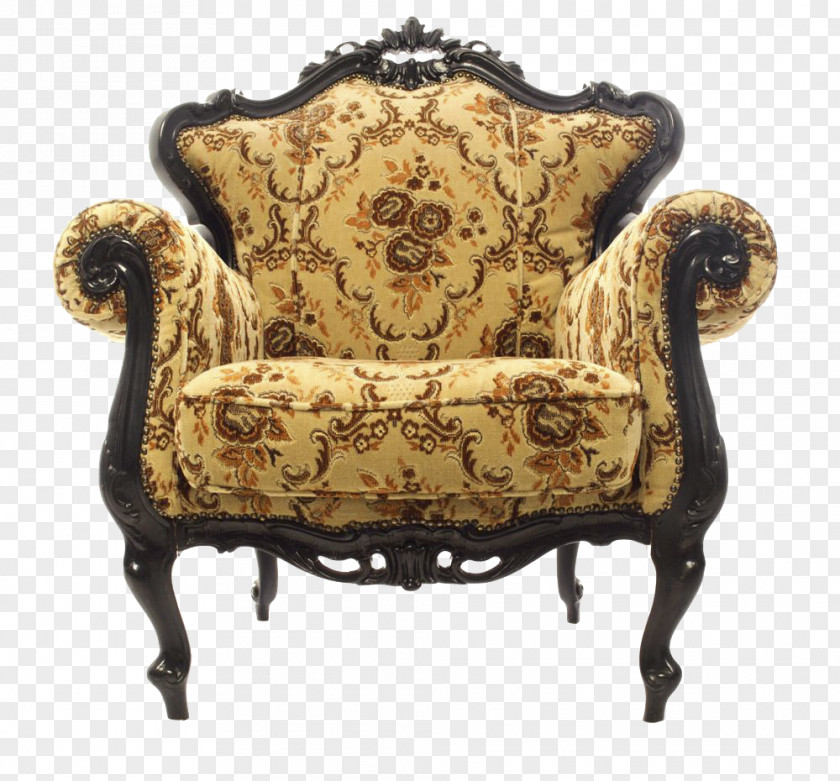 Classical Pattern Sofa Chair Couch Antique Upholstery Decorative Arts PNG