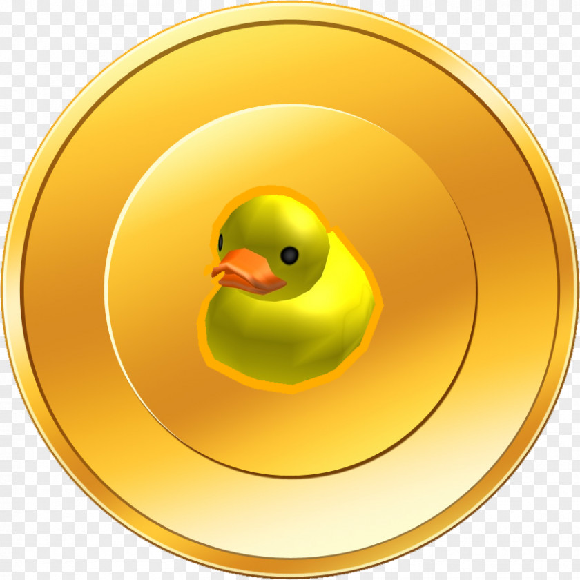 Duck Gold Coin Beak PNG