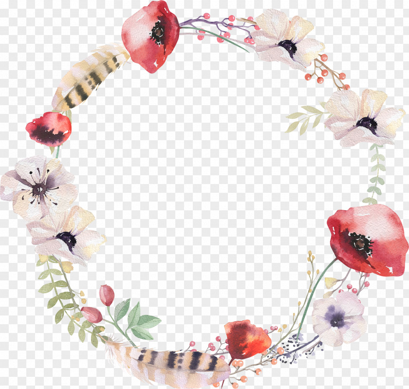 Floral Wreath Stock Photography Watercolor Painting Flower PNG