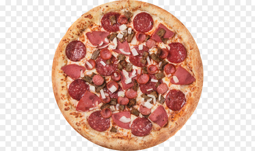 Pizza California-style Sicilian New York-style Salami PNG