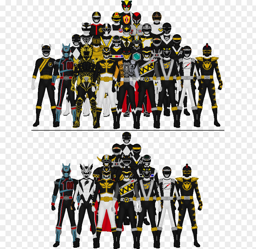 Power Rangers Super Sentai Red Ranger Gao Black PNG