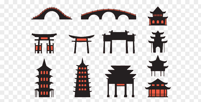 Temple Building Japanese Architecture PNG