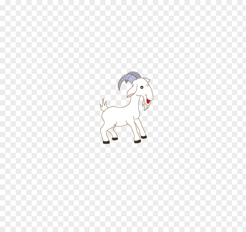 Cute Goat Dog Canidae Textile Cartoon Pattern PNG