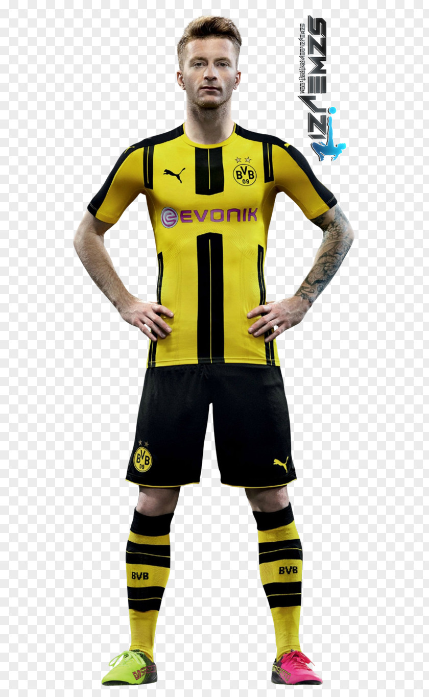 Football Marco Reus Borussia Dortmund Jersey FIFA 17 Player PNG
