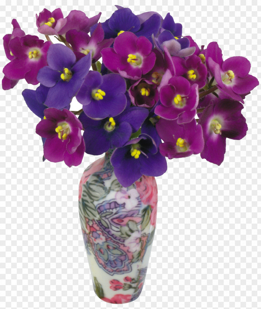 Violet Flowerpot Clip Art PNG
