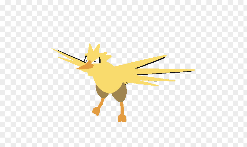 Zapdos Shiny Beak Video Games Bird Feather PNG