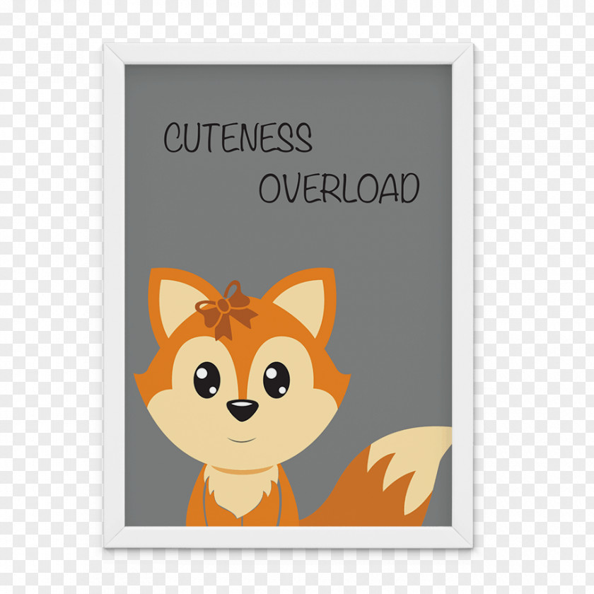 Child Red Fox Poster Text PNG