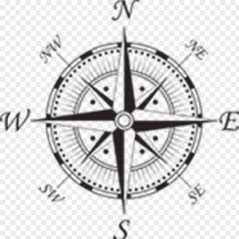 Compass Rose Symbol Clip Art PNG