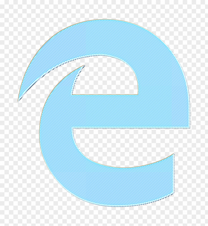 Crescent Symbol Browser Icon E Edge PNG