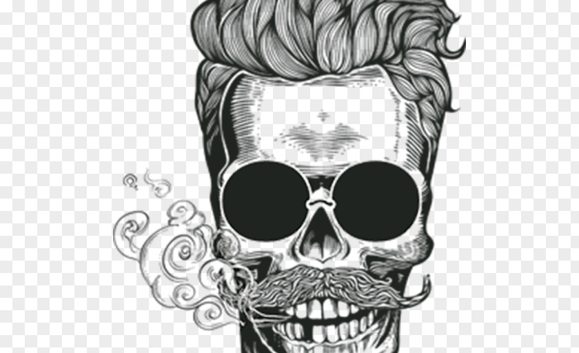 Skull Drawing Art PNG