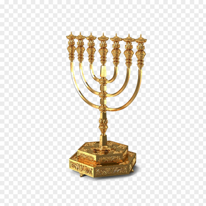 Temple Candlestick In Jerusalem Menorah PNG