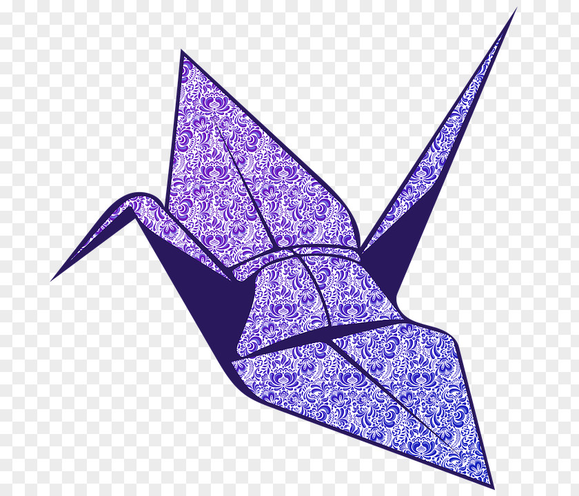 Crane Origami Paper Orizuru PNG