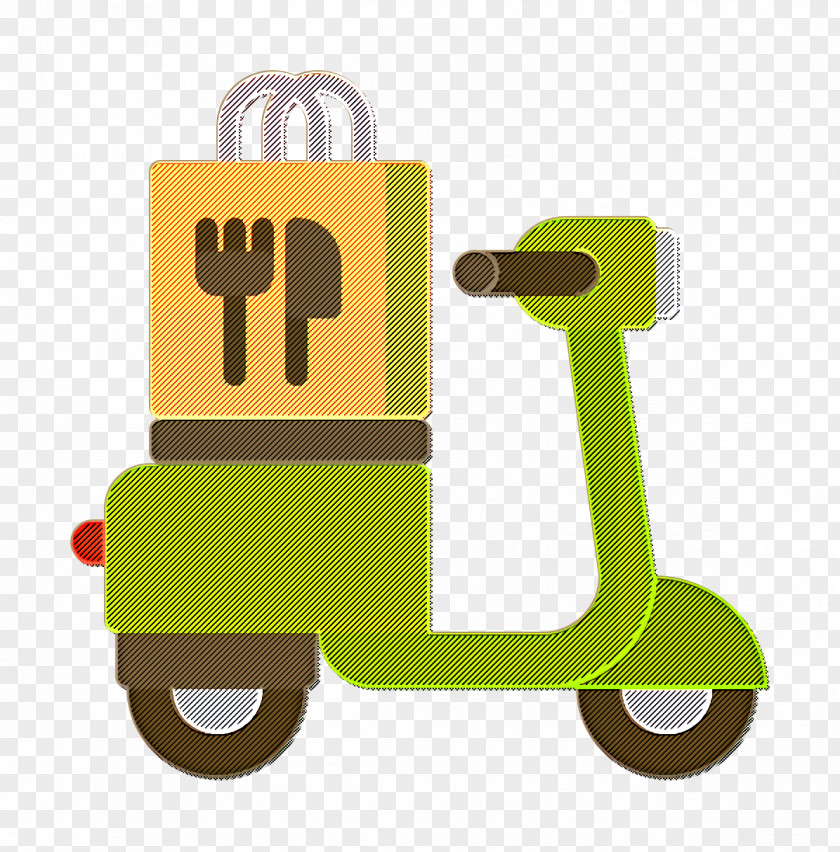 Food Delivery Icon Scooter PNG