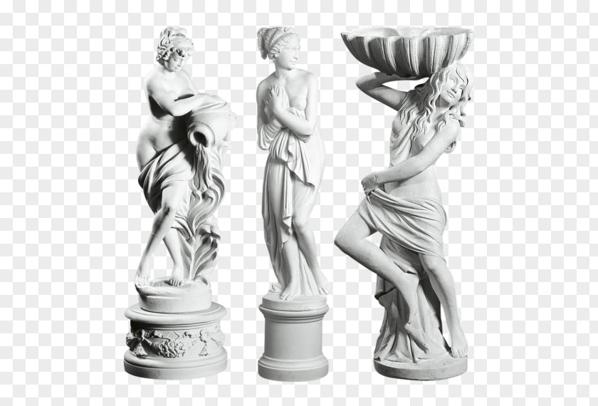 Gips Statue Marble Classical Sculpture Lahema PNG