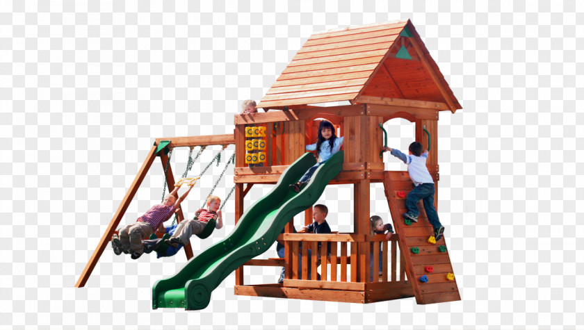 Swing Backyard House Outdoor Playset Playground Garden PNG