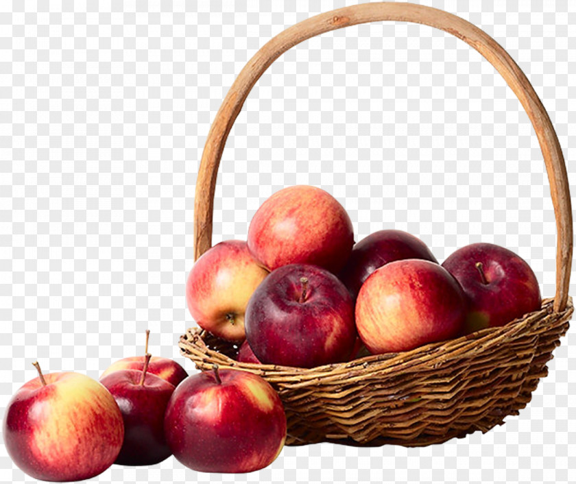 Apple Fruit Basket Clip Art PNG