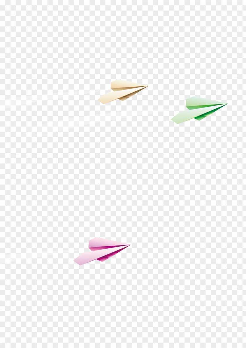 Color Paper Airplane Material Pattern PNG