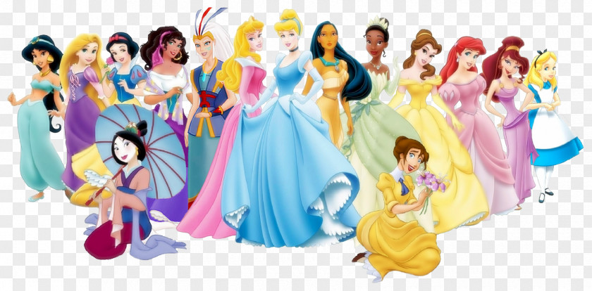 Disney Princess Elsa Rapunzel Jasmine Megara Tiana PNG