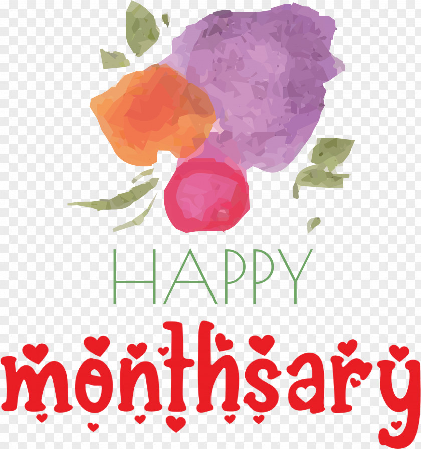 Happy Monthsary PNG