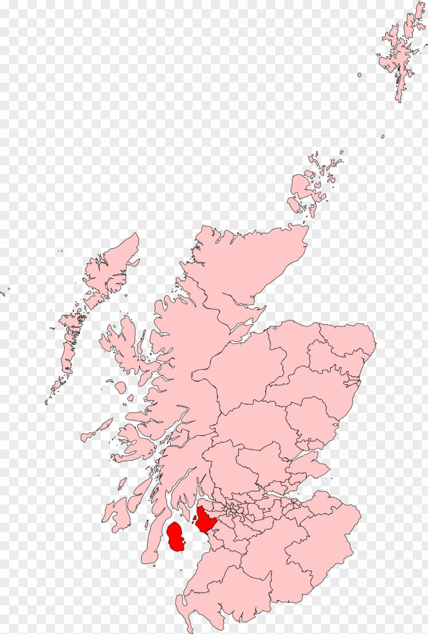 Map Scotland Banff And Buchan Ayr, Carrick Cumnock Paisley Renfrewshire North PNG