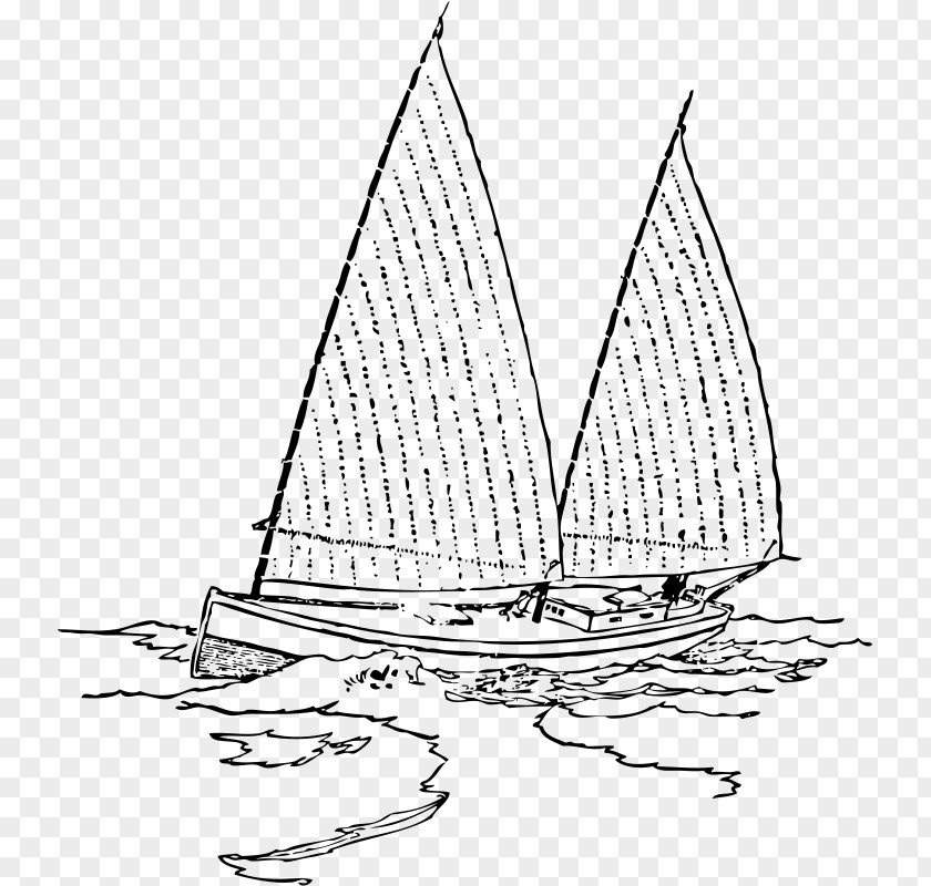Sail Drawing Sailboat Clip Art PNG