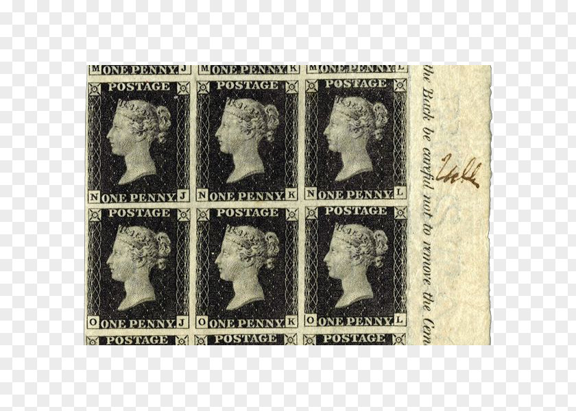 United Kingdom Penny Black Postage Stamps Stamp Collecting PNG