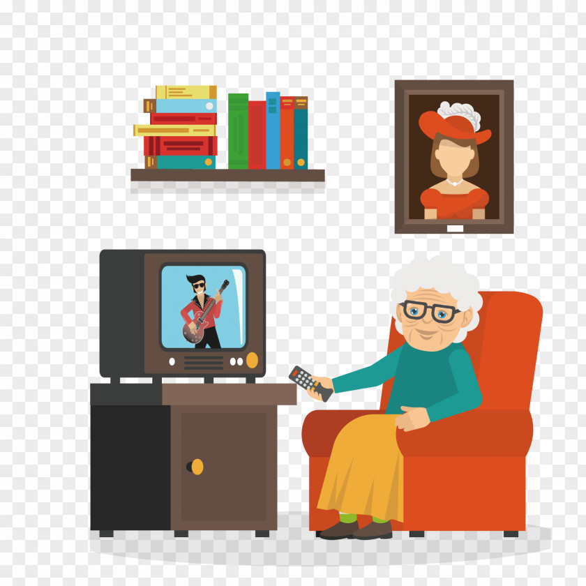 Watching TV Show Characters Performance Television Illustration PNG