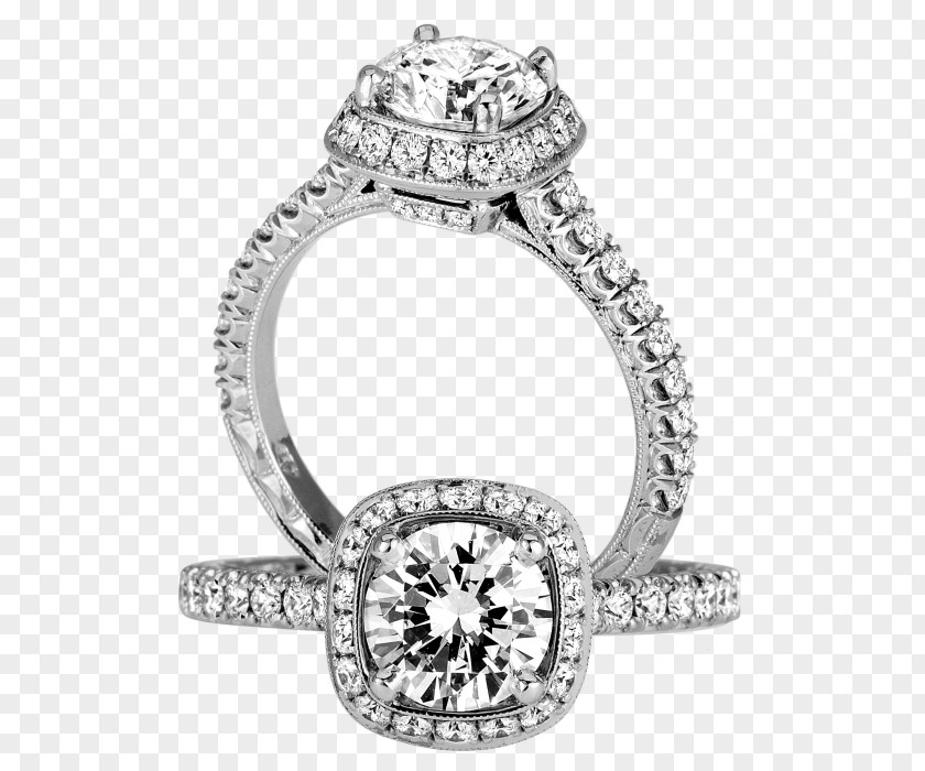 Creative Wedding Rings Ring Engagement Diamond Cut PNG