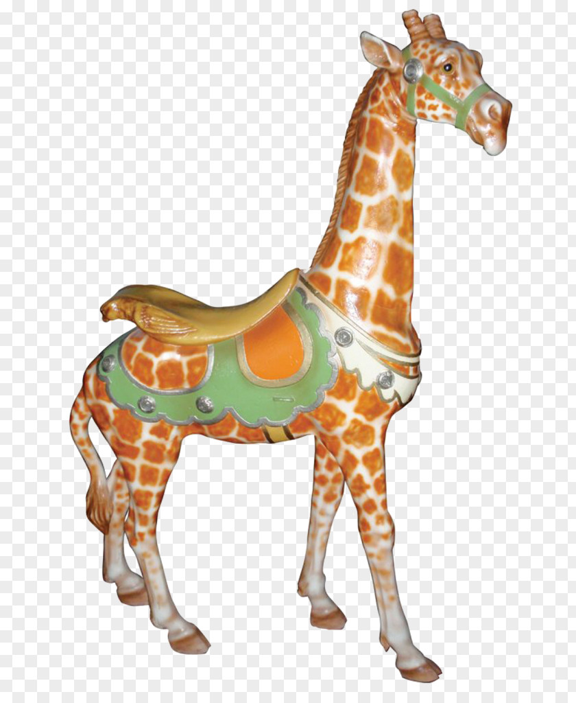 Carousel Giraffe Horse Animal Scrapbooking PNG