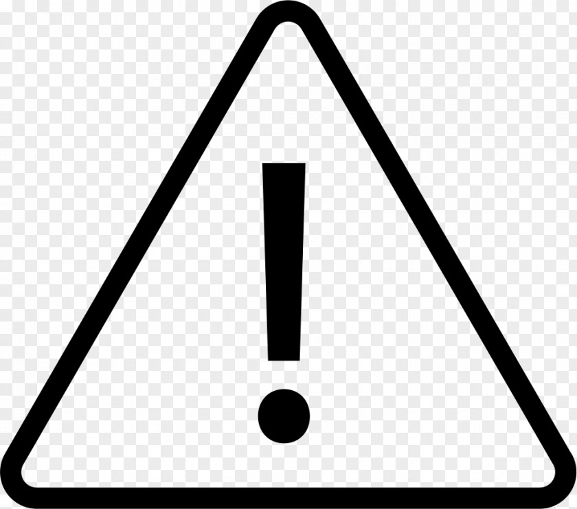 Caution! Exclamation Mark Interjection Word PNG