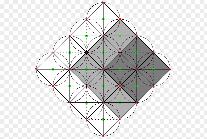 Circle Overlapping Circles Grid Sacred Geometry Cube PNG