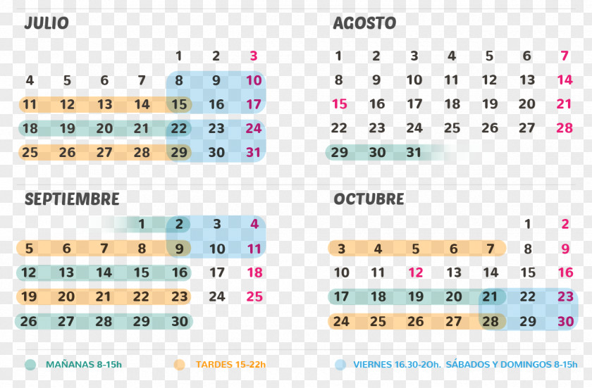 Curso August 0 September Calendar October PNG