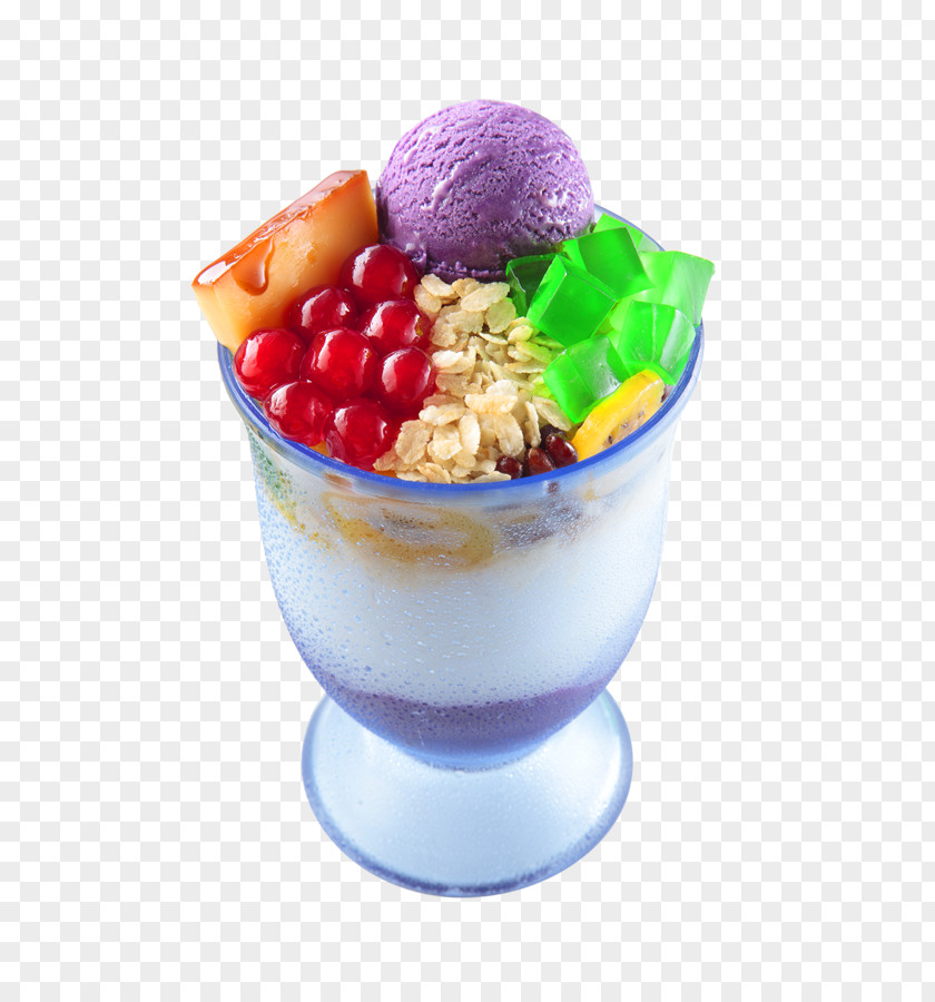 Halo Clipart Halo-halo Ice Cream Parfait Milk Filipino Cuisine PNG