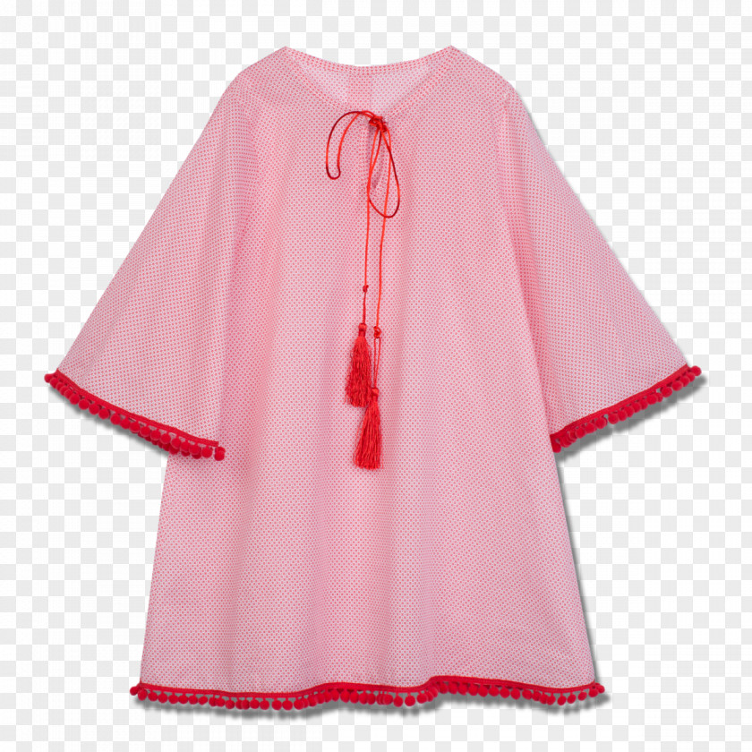 Children Beach Sleeve Pink M Nightwear Blouse Outerwear PNG