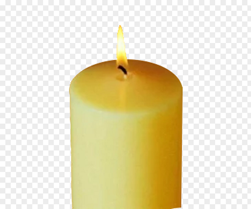Church Candles Free Image Candle Wax Yellow Cylinder PNG