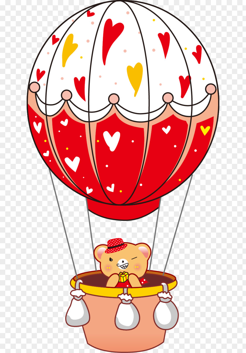 Hot Air Balloon Cartoon Clip Art PNG