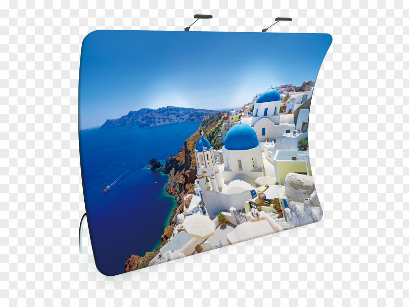 Light Boxes Billboards Oia Wall Decal Aegean Sea Plastic Photography PNG