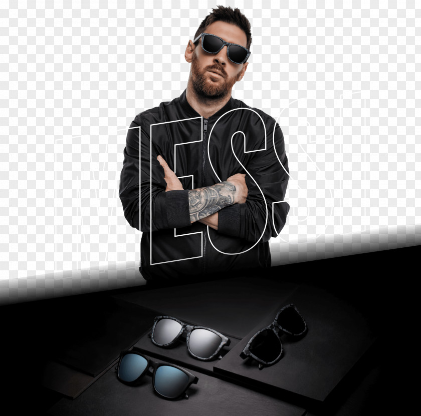 Lionel Messi FC Barcelona Sunglasses Fashion Hawkers PNG